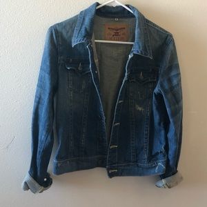Distressed Denim Jacket